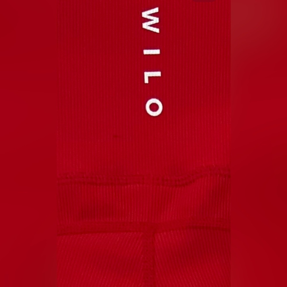 Wilo The Label Ribbed Leggings Red Size Large - image 3